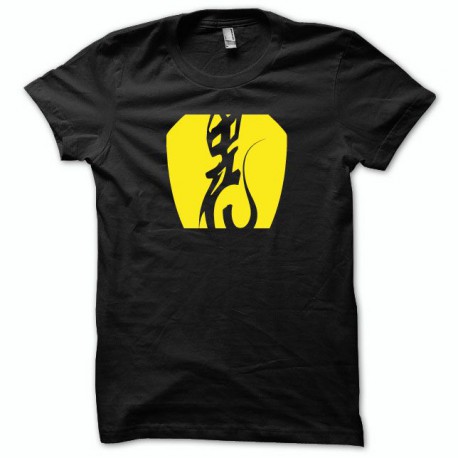 Tee shirt Alien U.F.O Roswell jaune/noir