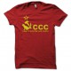 Tee shirt Les Nuls Comité Contre les Chats CCC rouge
