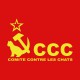 Tee shirt Les Nuls Comité Contre les Chats CCC rouge