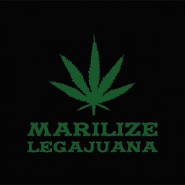 Tee shirt Marilize Legajuana vert/noir