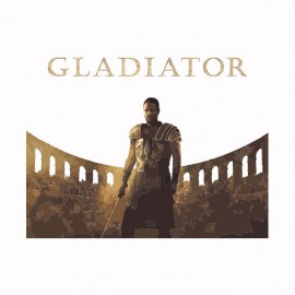Tee shirt Gladiator blanc