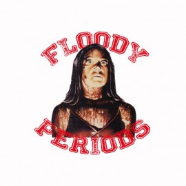 Tee shirt Carrie Floody Periods blanc
