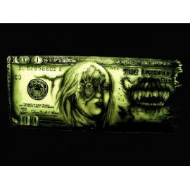Tee shirt zombi dollar noir
