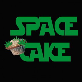 Tee shirt space cake ecologique noir