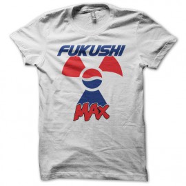 Tee shirt Pepsi Max Fukushima parodie Fukushi Max blanc
