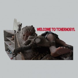 Tee shirt welcome to tchernobyl gris