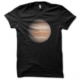 Tee shirt astronomie Planète Jupiter noir