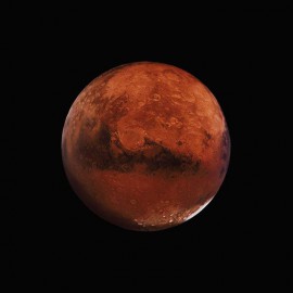 Tee shirt astronomie Planète Mars noir