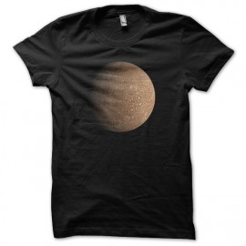 Tee shirt astronomie Planète Mercure noir