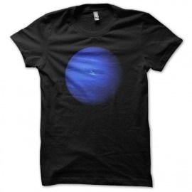 Tee shirt astronomie Planète Neptune noir