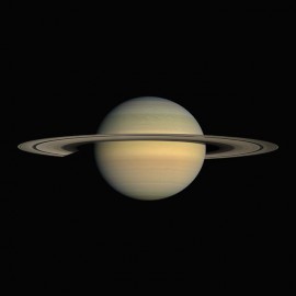 Tee shirt astronomie Planète Saturne noir
