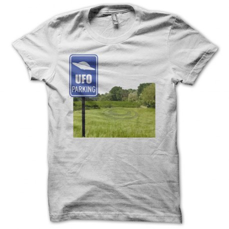 Tee shirt UFO Parking blanc