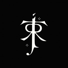 Tee shirt Tolkien JRT sign noir