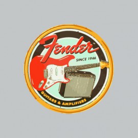 Tee shirt Fender vintage collector gris