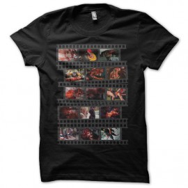 Tee shirt Gore movies color film strip noir