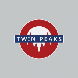 Tee shirt Twin Peaks Uground sign gris