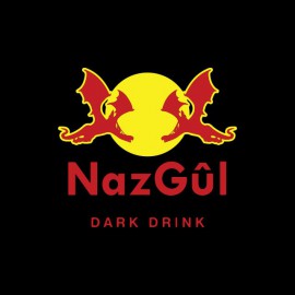 Tee shirt Nazgul parodie Red Bull noir