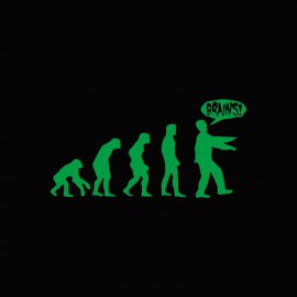 Tee shirt Evolution zombi vert/noir