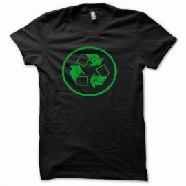 Tee shirt Recycled vert/noir mixtes tous ages