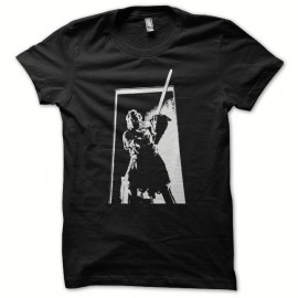 Tee shirt Leatherface artwork Massacre à la tronçonneuse noir