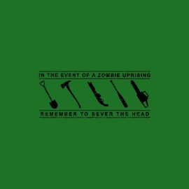 Tee shirt zombie killer toolkit vert