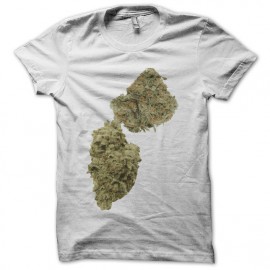 Tee shirt Fleur de Cannabis blanc