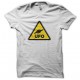 Tee shirt Panneau Danger UFO blanc