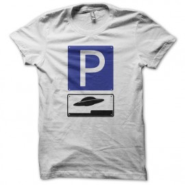 Tee shirt Ovni Parking blanc