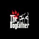 Tee shirt Dogfather parodie Godfather noir