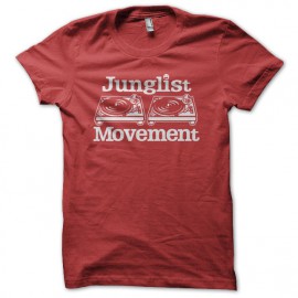 Tee shirt Junglist Movement Human Traffic rouge