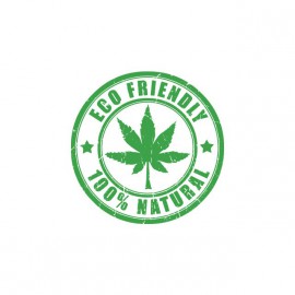 Tee shirt Cannabis Eco Friendly blanc