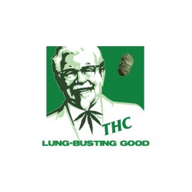 Tee shirt KFC parodie THC blanc