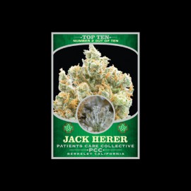 Tee shirt cannabis Jack Herer Top Ten noir