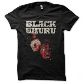 Tee shirt Black Uhuru artwork noir