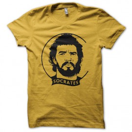 Tee shirt Socrates hommage jaune