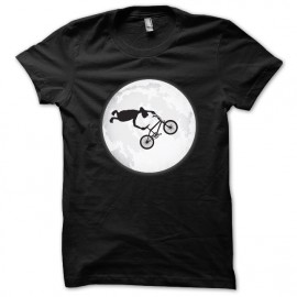 Tee shirt noir E.T biker
