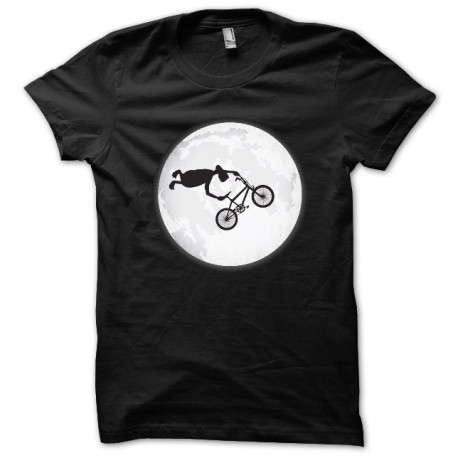 Tee shirt noir E.T biker