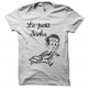 Tee shirt Le petit nicolas parodie Sarkozy blanc