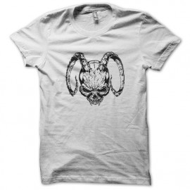 T shirt Demon_skull_tattoo white
