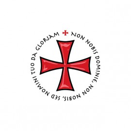 Tee shirt Croix de l'Ordre des Templiers blanc