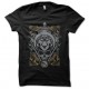T shirt Tattoo lion & skull black