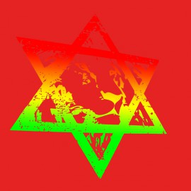 Tshirts " LION of JUDAH " ROUGE vert jaune rouge