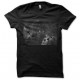 Tee shirt chats de espace, space cats galaxy Noir