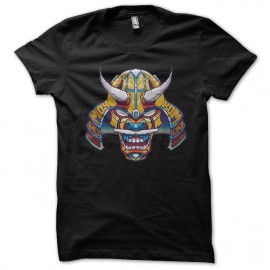T shirt Samurai machine bomber artwork black