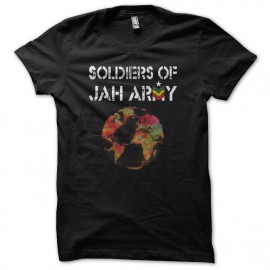 Tee shirt Soldiers of Jah Army noir