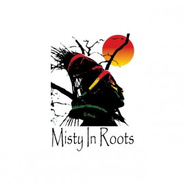 Tee shirt Misty in Roots coucher de soleil blanc
