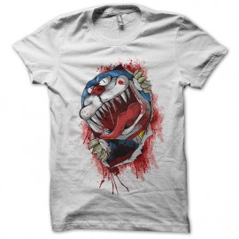 T shirt Doreman evil zombie fanart white