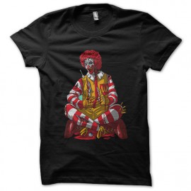 T shirt Macdonal life in Zombie fan art black