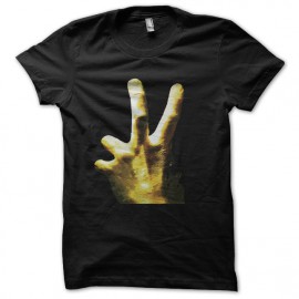 T shirt Left 4 Dead zombie hand fanart black