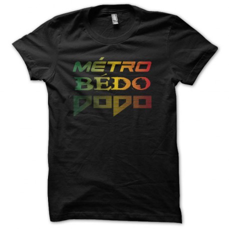 Tee shirt Métro Bédo Dodo noir